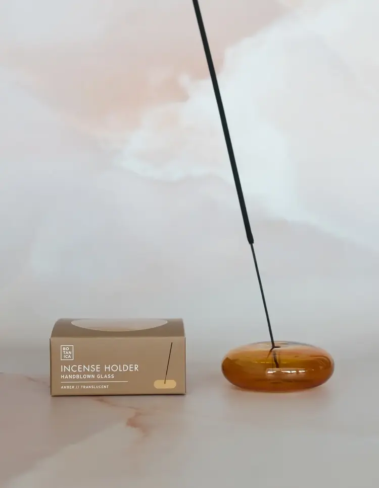 Botanica Porte-encens - Verre ambre