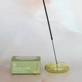 Botanica Porte-encens - Verre olive