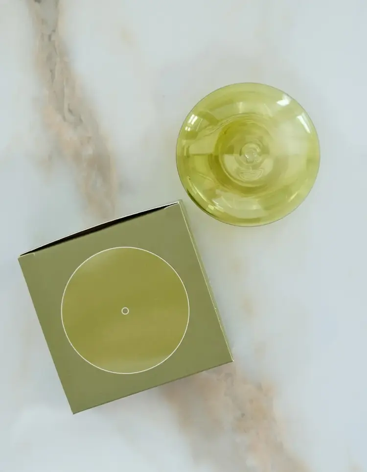 Botanica Porte-encens - Verre olive