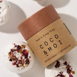 Coco et moi Bombe de bain - Rose & Ylang Ylang