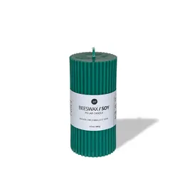 Ebb & Flow Bougie - Pilier en cire d’abeille et de soja - Jade