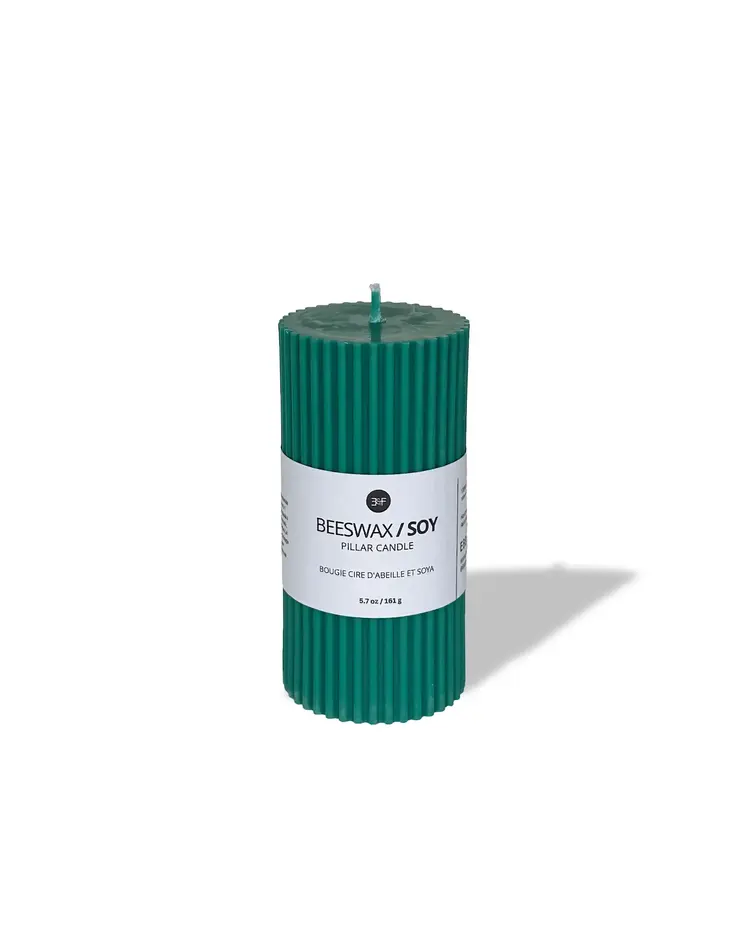 Ebb & Flow Bougie - Pilier en cire d’abeille et de soja - Jade