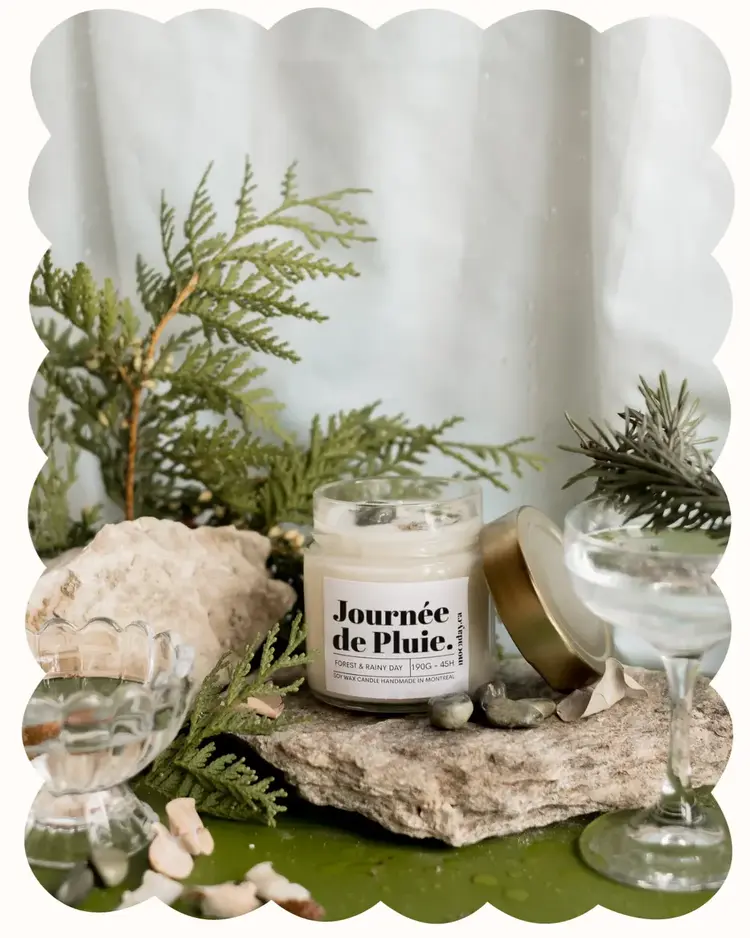 Moonday Bougie - Journée de pluie