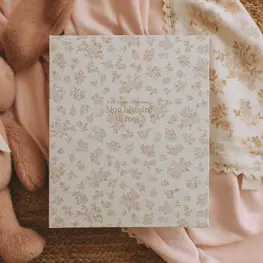Le petit tableau noir Livre de bébé - Fleurs Pastel