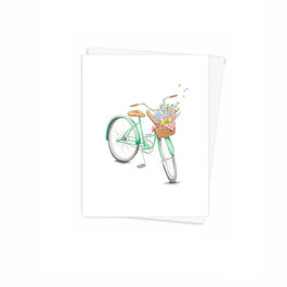 Hobeika Art Mini carte de souhaits - Bicyclette