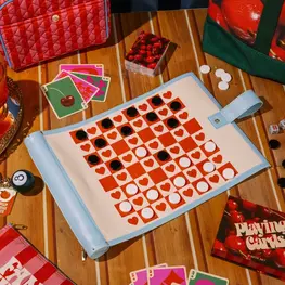 Ban.do Jeu 3-en-1 - Roll Up - Cœurs à damier