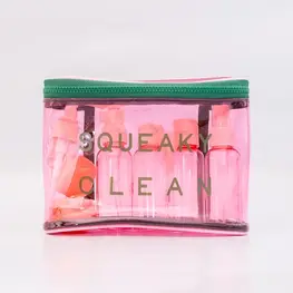 Ban.do Kit de bouteilles de voyage et étui - Squeaky clean