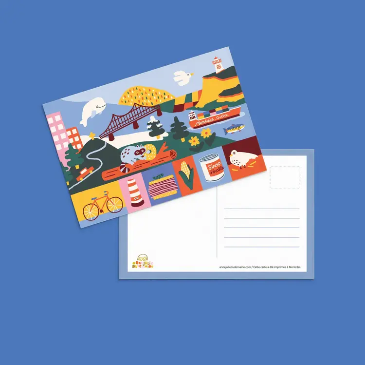 Anne-Julie Dudemaine Carte postale - Montréal, Québec