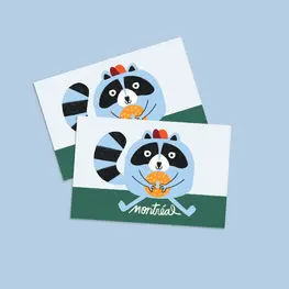 Anne-Julie Dudemaine Carte postale - Raton