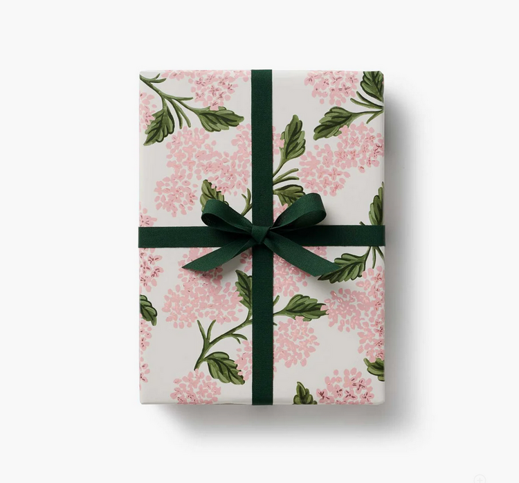 Rifle & co Rouleau de papier d'emballage - Hydrangée rose