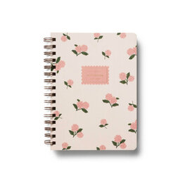 Rifle & co Carnet à spirales - Hydrangée rose