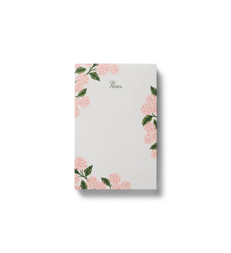 Rifle & co Bloc-notes - Hyrdrangée rose