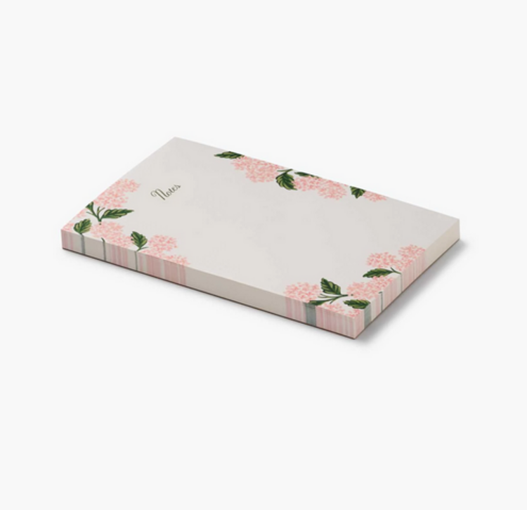 Rifle & co Bloc-notes - Hyrdrangée rose