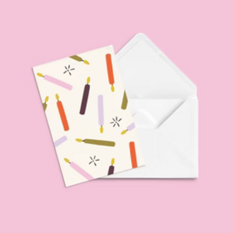 Anne-Julie Dudemaine Carte de souhaits -  Souffler les chandelles