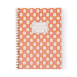 Designworks Ink Carnet de note - Orange check