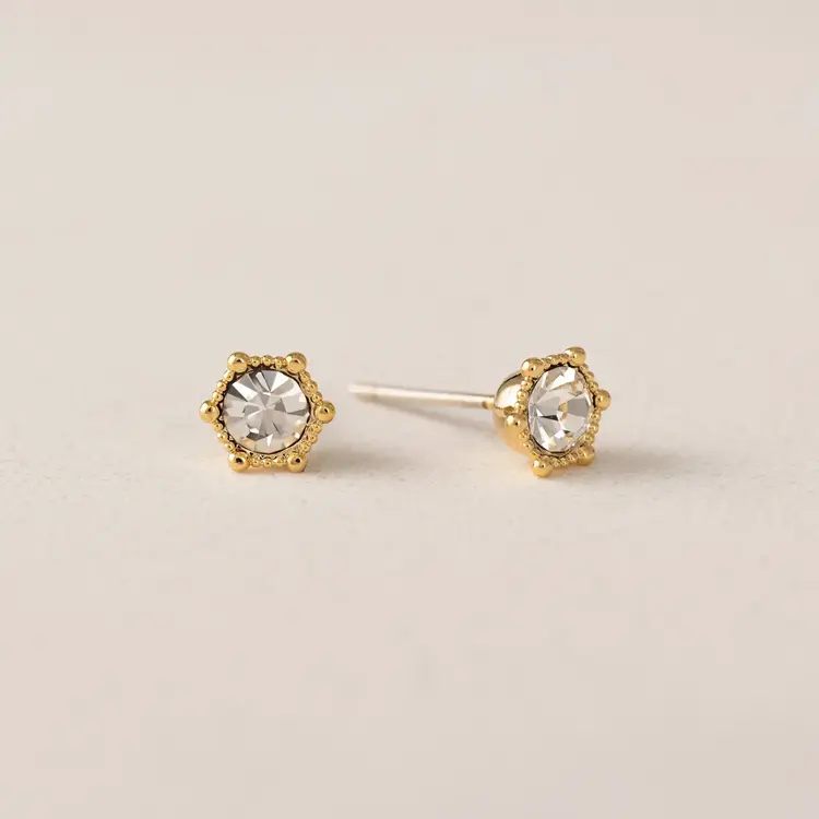 Lover's tempo Boucles d'oreilles - Stud Astrid - Transparent