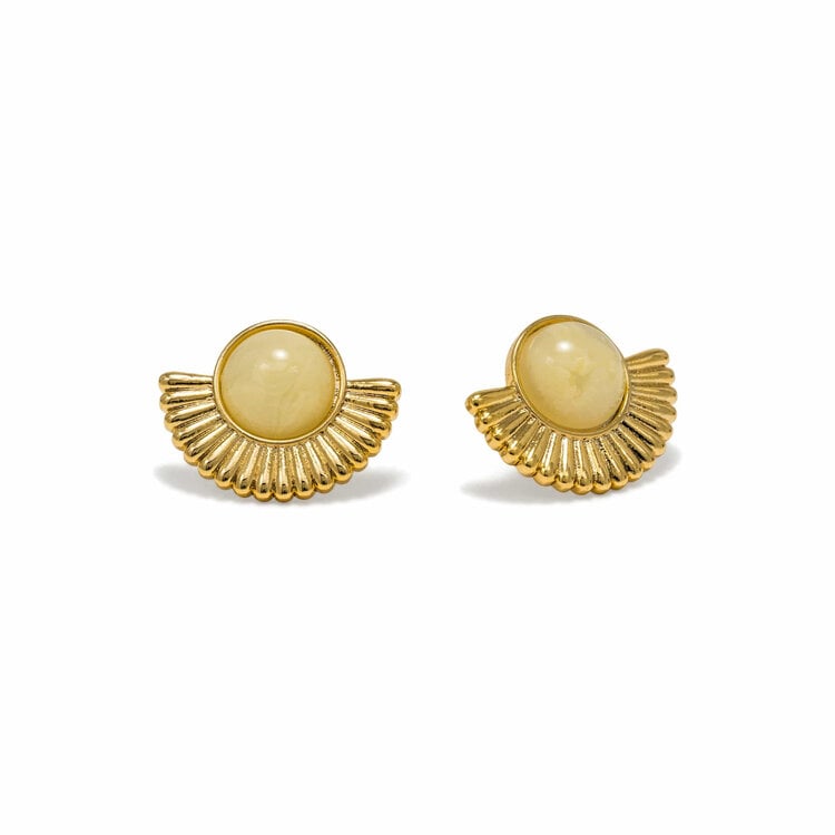 Lover's tempo Boucles d’oreilles - Moonpetal - Jaune