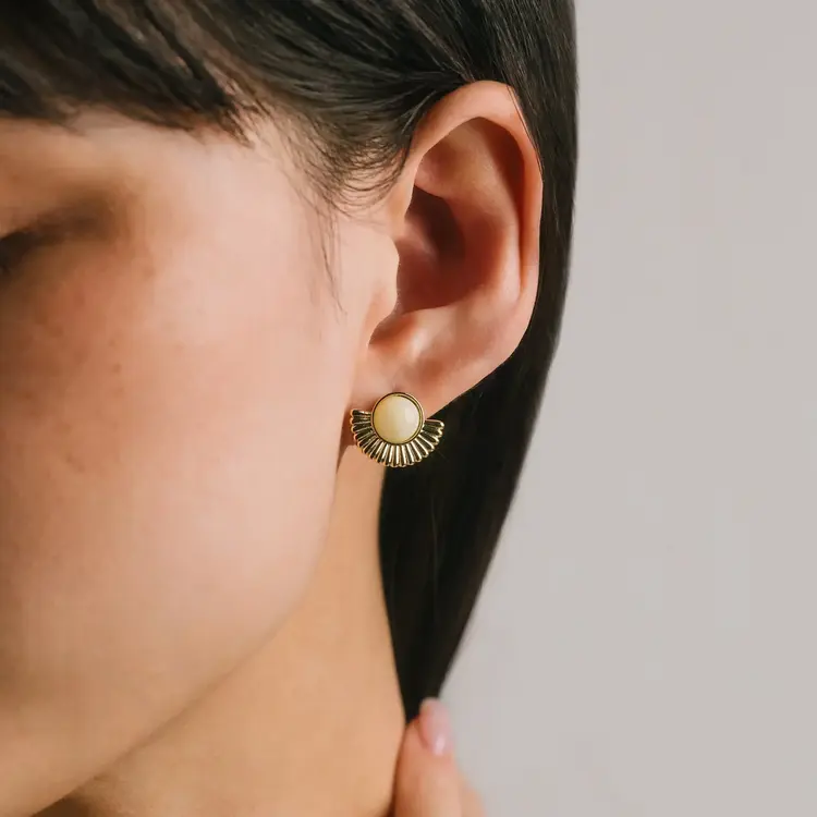Lover's tempo Boucles d’oreilles - Moonpetal - Jaune