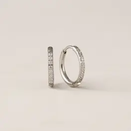 Lover's tempo Boucles d'oreilles - Anneaux Evie Argent - 15mm