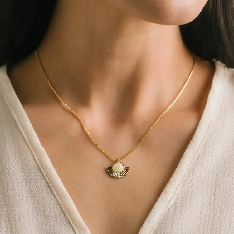 Lover's tempo Collier - Moonpetal - Jaune