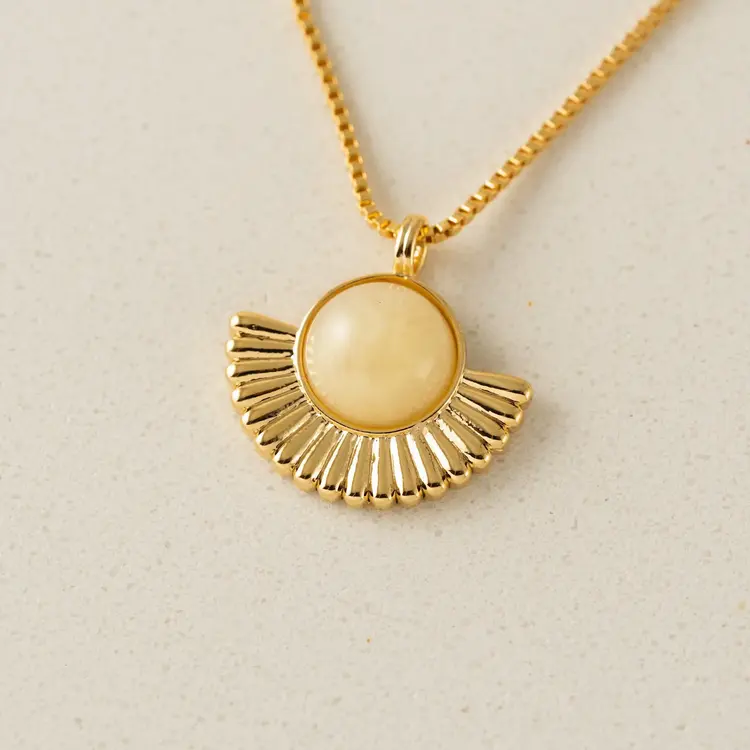 Lover's tempo Collier - Moonpetal - Jaune
