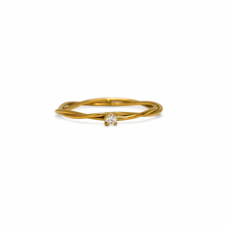 Lover's tempo Bague - Yara CZ - Taille 6