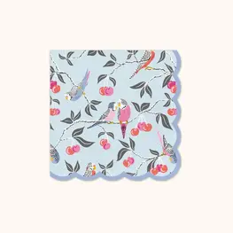 Studio Oh! Serviettes de table - Oiseaux dans le cerisier