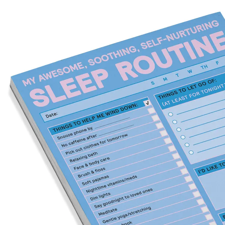 Knock Knock Bloc-notes autocollant - Sleep Routine