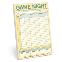 Knock Knock Bloc-notes autocollant - Game Night