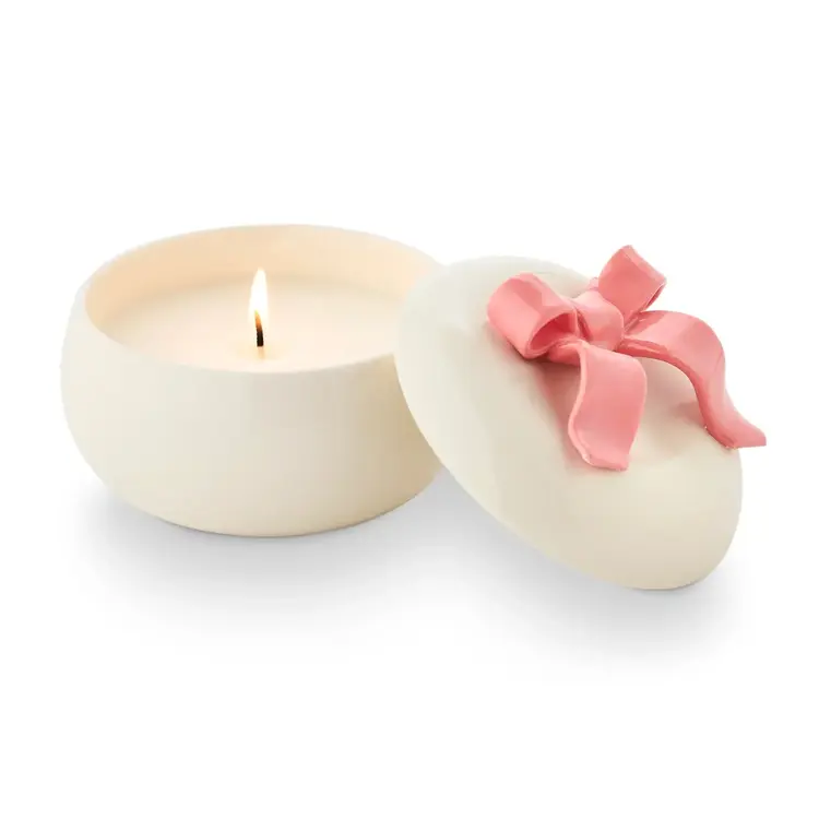 Illume Bougie - Boucle rose - Lait de coco et mangue