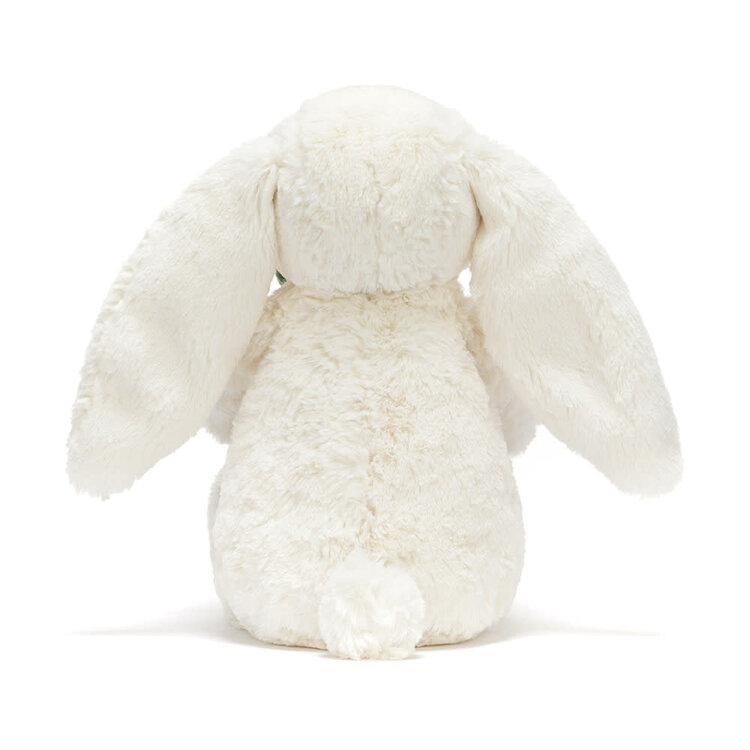 Jellycat Peluche - Lapin Basful crème - Plante