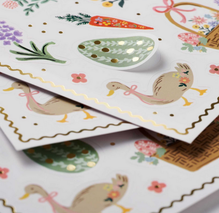 Rifle & co Feuille d'autocollants - La ferme au printemps