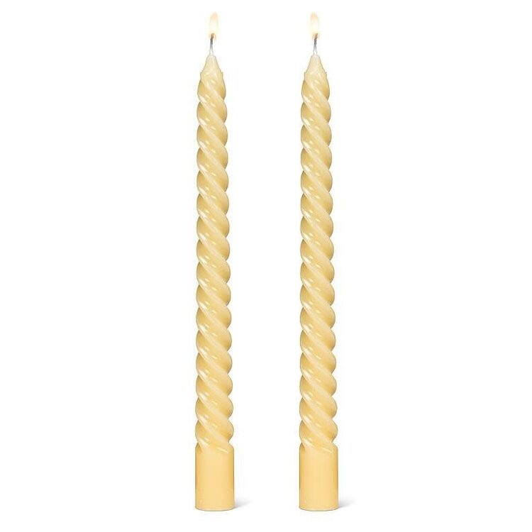 Abbott Bougies coniques - Beurre - Paquet de 2