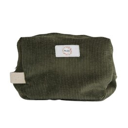 Baluchon Sac à cosmétique - Moyen - Corduroy vert