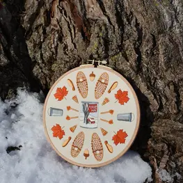 Brodé Serré Kit de broderie D.I.Y. - Temps des sucres