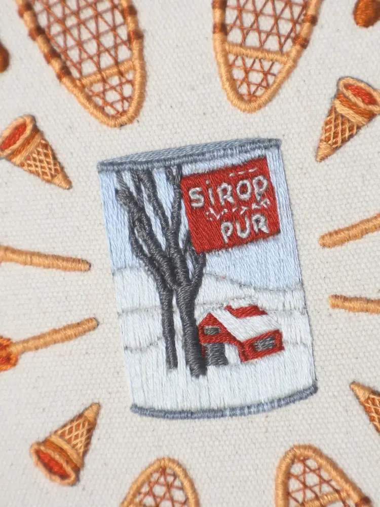 Brodé Serré Kit de broderie D.I.Y. - Temps des sucres