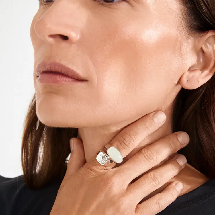 Pilgrim Bague - Prism - Argent