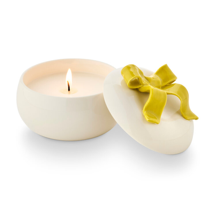 Illume Bougie - Boucle jaune - Laurier-rose et chêne