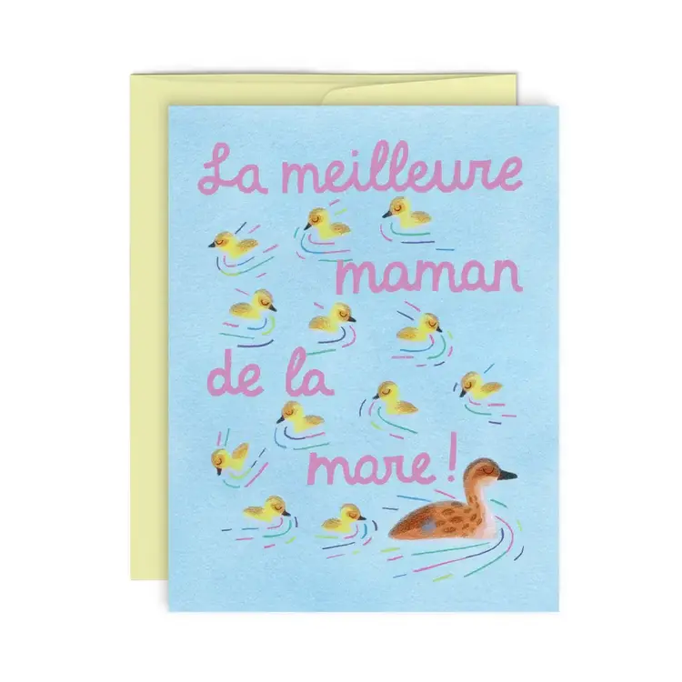 Paperole Carte de souhaits - MAMAN CANARD