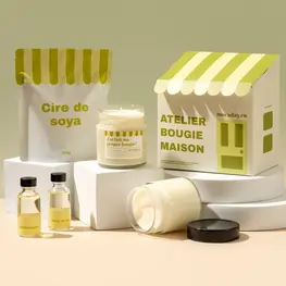 Moonday Kit de fabrication de chandelle - Poire & Champagne