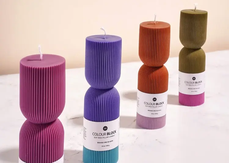 Ebb & Flow Chandelle totem - Bleu royal et Ciel