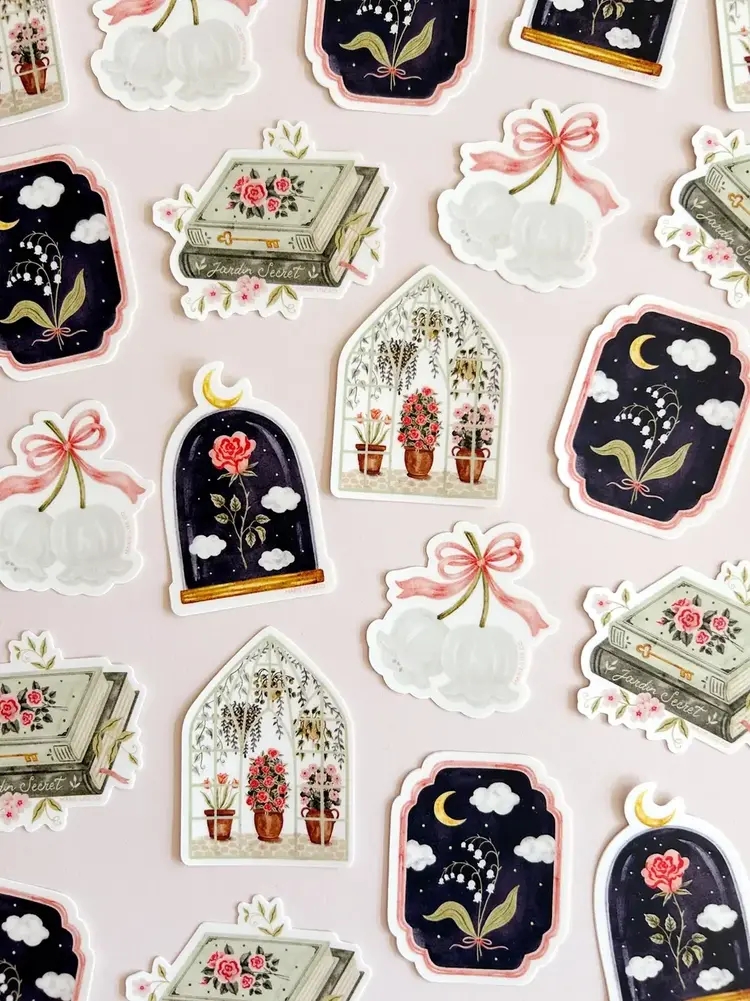 Marie-Lise Autocollant - Jardin secret