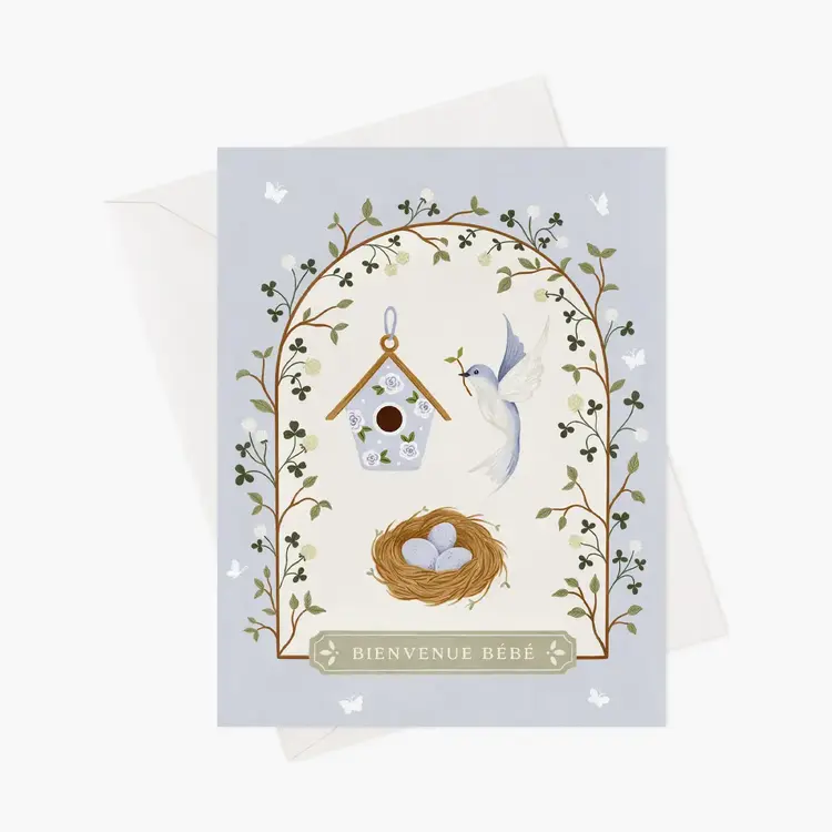 Marie-Lise Carte de souhaits- Bienvenue bébé