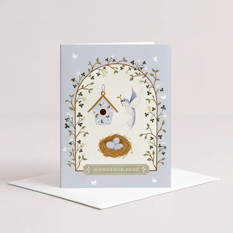 Marie-Lise Carte de souhaits- Bienvenue bébé