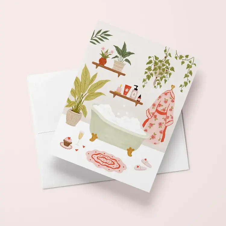 Marie-Lise Carte de souhaits - Moment de soin personnel