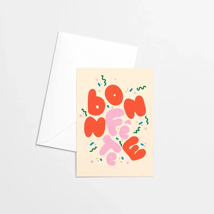 Citron & Miel Carte de souhaits - Bonne fête en GRAND