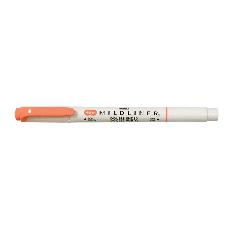 Zebra Surligneur Mildliner - Corail