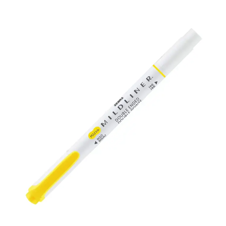Zebra Surligneur Mildliner - Jaune citron