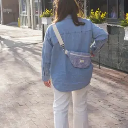 Dans le sac Sac banane - Vichy marine