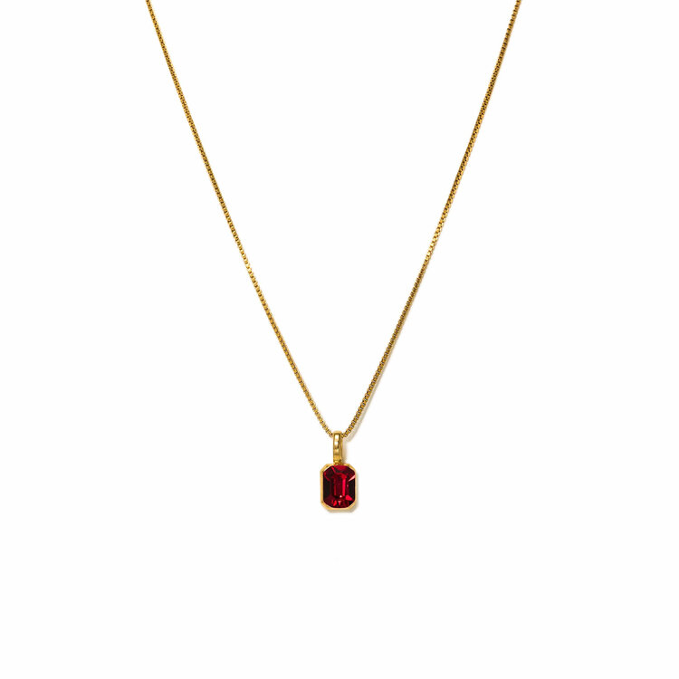 Lover's tempo Collier - Pierre de naissance - Juillet